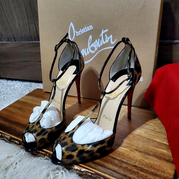 NIB Christian Louboutin Senora Leopard Pump - Picture 3 of 6